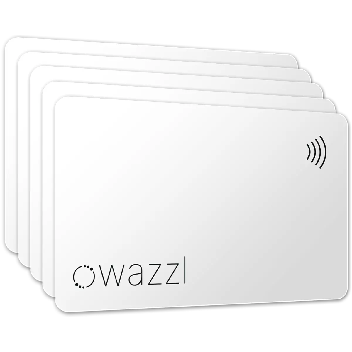 Pack de 5 cartes à puce - Carte de visite numérique NFC